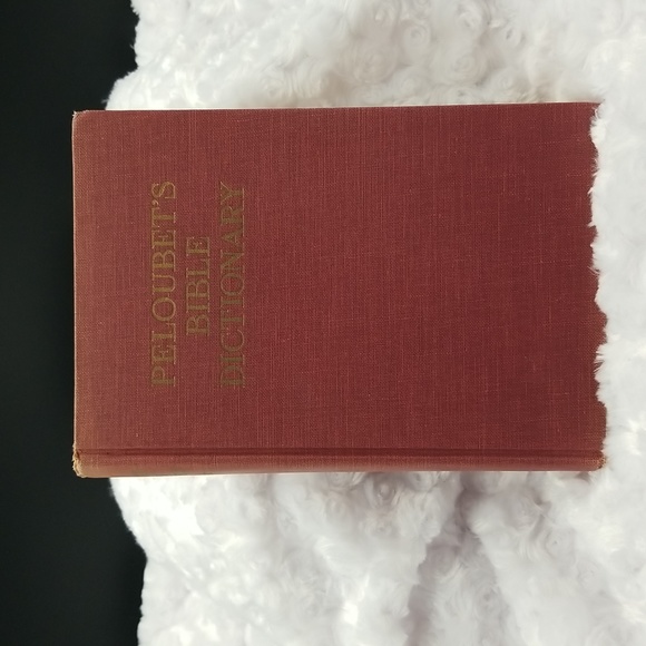 None Other - Peloubet's Bible Dictionary Red Hardcover Book